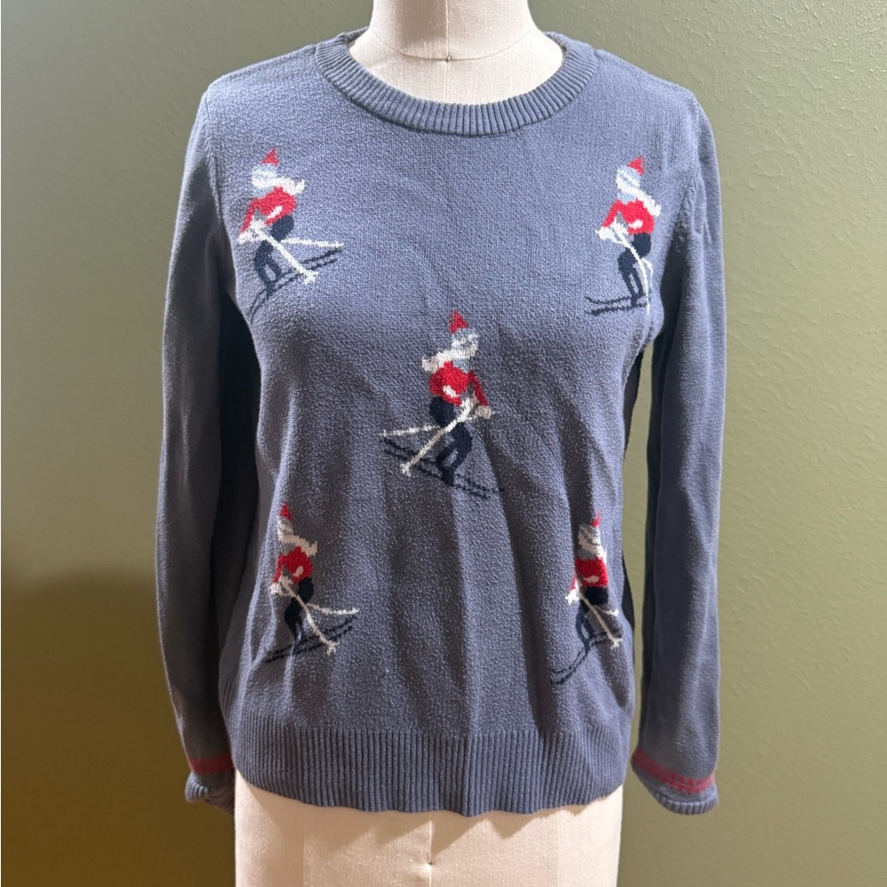 Abercrombie & Fitch Gray Ski Motif Sweater